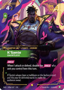 K'Sante, Dauntless (Alternate Art) (045a/167) [Radiance] Foil