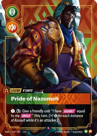 K'Sante, Pride of Nazumah (147/167) [Radiance] Foil