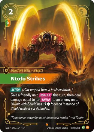 Ntofo Strikes (148/167) [Radiance] Foil