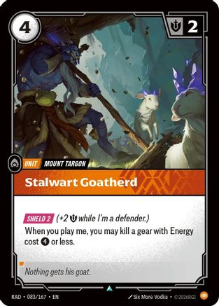 Stalwart Goatherd (083/167) [Radiance] Foil