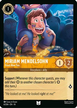 Miriam Mendelsohn - Front-Row Fan (6/204) [Hyperia City] Cold Foil