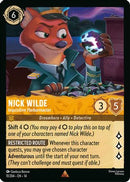 Nick Wilde - Inquisitive Harbormaster (11/204) [Hyperia City] Cold Foil