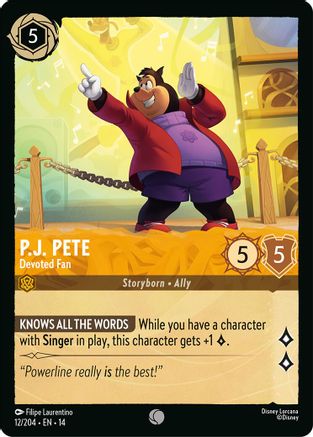 P.J. Pete - Devoted Fan (12/204) [Hyperia City] Cold Foil