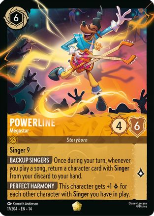 Powerline - Megastar (17/204) [Hyperia City] Cold Foil