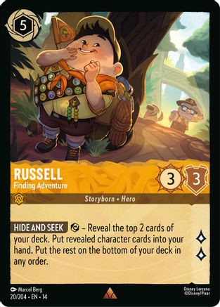 Russell - Finding Adventure (20/204) [Hyperia City] Cold Foil