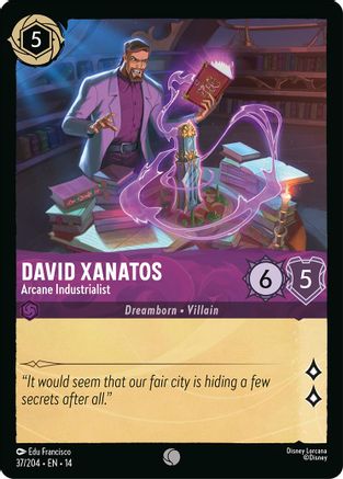 David Xanatos - Arcane Industrialist (37/204) [Hyperia City] Cold Foil
