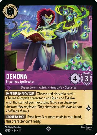 Demona - Imperious Spellcaster (56/204) [Hyperia City] Cold Foil