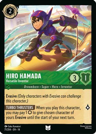 Hiro Hamada - Versatile Inventor (71/204) [Hyperia City] Cold Foil