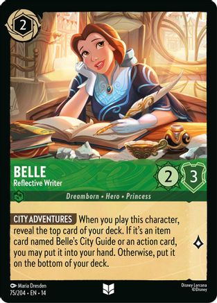 Belle - Reflective Writer (75/204) [Hyperia City] Cold Foil