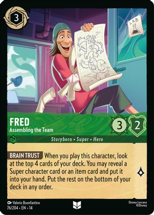 Fred - Assembling the Team (76/204) [Hyperia City] Cold Foil