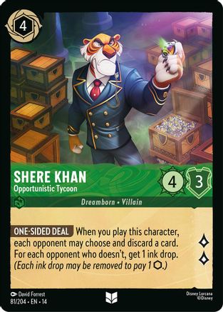 Shere Khan - Opportunistic Tycoon (81/204) [Hyperia City]