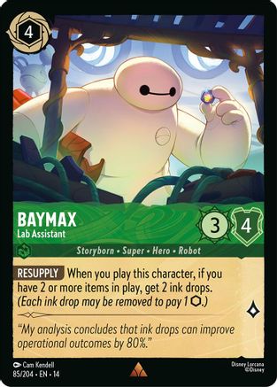 Baymax - Lab Assistant (85/204) [Hyperia City] Cold Foil