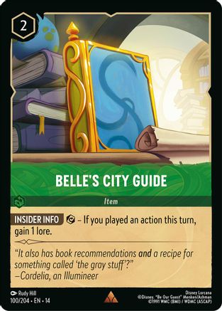 Belle's City Guide (100/204) [Hyperia City] Cold Foil
