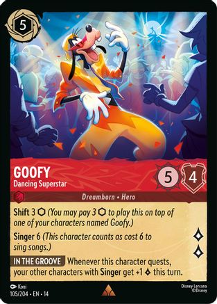 Goofy - Dancing Superstar (105/204) [Hyperia City]
