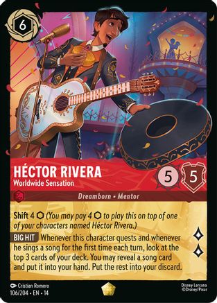 Hector Rivera - Worldwide Sensation (106/204) [Hyperia City] Cold Foil