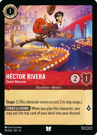 Hector Rivera - Street Musician (117/204) [Hyperia City] Cold Foil