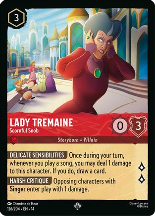 Lady Tremaine - Scornful Snob (126/204) [Hyperia City] Cold Foil