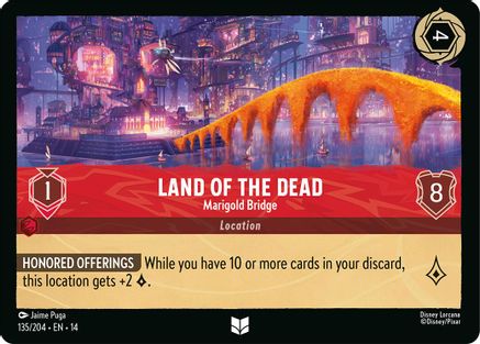 Land of the Dead - Marigold Bridge (135/204) [Hyperia City] Cold Foil