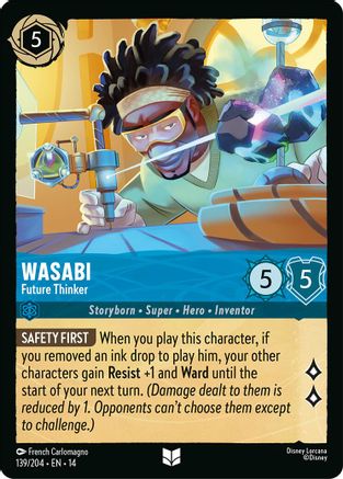 Wasabi - Future Thinker (139/204) [Hyperia City] Cold Foil