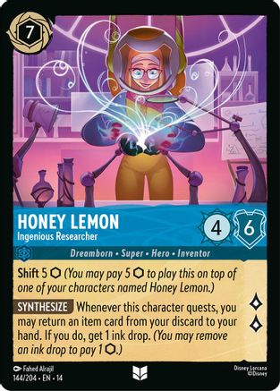 Honey Lemon - Ingenious Researcher (144/204) [Hyperia City] Cold Foil