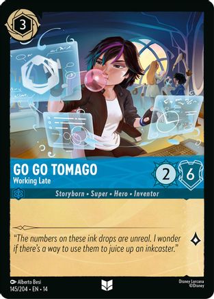 Go Go Tomago - Working Late (145/204) [Hyperia City] Cold Foil