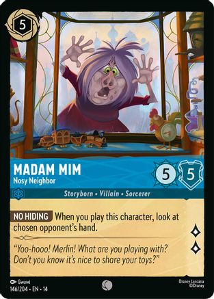 Madam Mim - Nosy Neighbor (146/204) [Hyperia City] Cold Foil