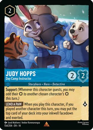 Judy Hopps - Day Camp Instructor (154/204) [Hyperia City] Cold Foil