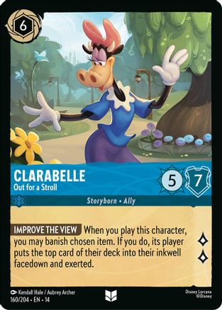 Clarabelle - Out for a Stroll (160/204) [Hyperia City] Cold Foil