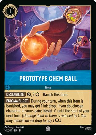 Prototype Chem Ball (167/204) [Hyperia City] Cold Foil