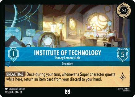 Institute of Technology - Honey Lemon's Lab (170/204) [Hyperia City] Cold Foil