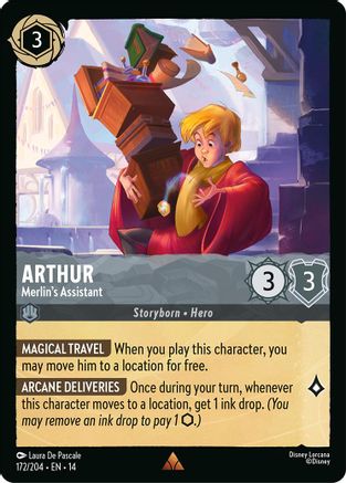 Arthur - Merlin's Assistant (172/204) [Hyperia City] Cold Foil