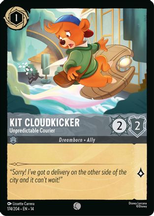 Kit Cloudkicker - Unpredictable Courier (174/204) [Hyperia City] Cold Foil