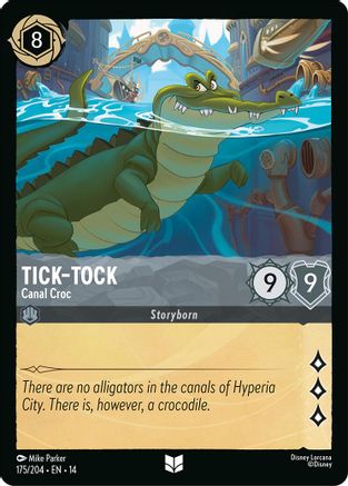 Tick-Tock - Canal Croc (175/204) [Hyperia City] Cold Foil