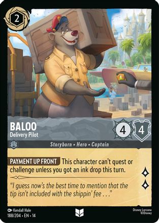 Baloo - Delivery Pilot (188/204) [Hyperia City] Cold Foil