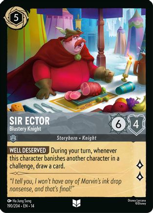 Sir Ector - Blustery Knight (190/204) [Hyperia City] Cold Foil