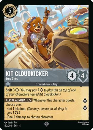 Kit Cloudkicker - Sure Shot (192/204) [Hyperia City] Cold Foil