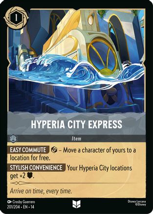 Hyperia City Express (201/204) [Hyperia City] Cold Foil