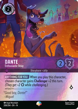 Dante - Enthusiastic Stray (Epic) (208/204) [Hyperia City] Holofoil