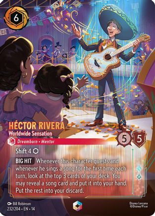 Hector Rivera - Worldwide Sensation (Enchanted) (232/204) [Hyperia City] Holofoil