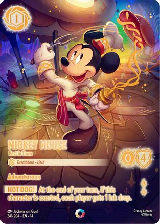Mickey Mouse - Best in Town (Iconic) (241/204) [Hyperia City] Holofoil