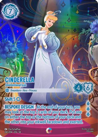 Cinderella - Unintentional Icon (Iconic) (242/204) [Hyperia City] Holofoil