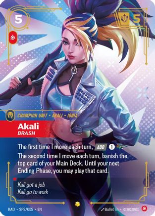 Akali, Brash (SP) (SP2/005) [Radiance] Foil