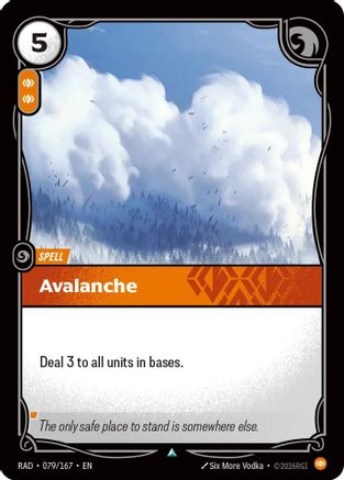 Avalanche (079/167) [Radiance] Foil