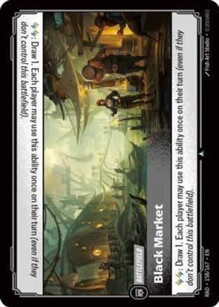 Black Market (158/167) [Radiance] Foil