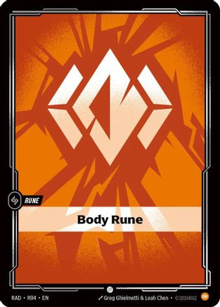 Body Rune (R04) [Radiance] Foil