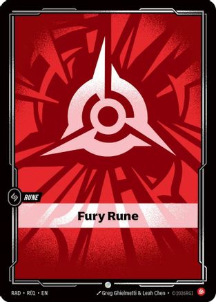 Fury Rune (R01) [Radiance] Foil