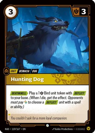 Hunting Dog (119/167) [Radiance] Foil
