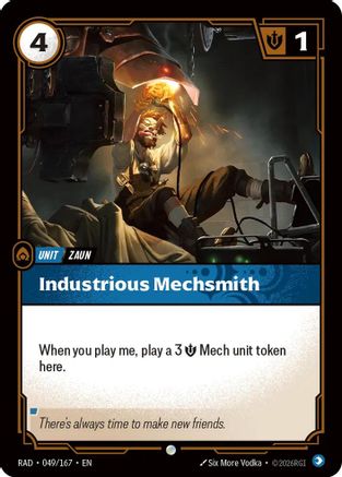 Industrious Mechsmith (049/167) [Radiance] Foil