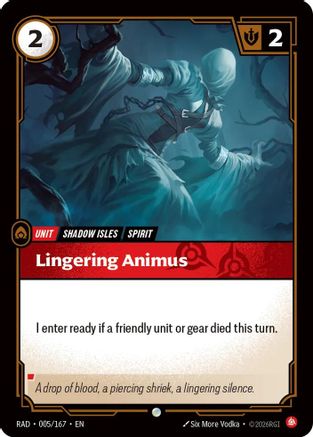 Lingering Animus (005/167) [Radiance] Foil