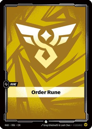 Order Rune (R06) [Radiance] Foil